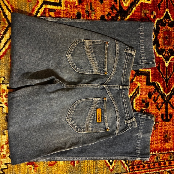 VTG Gitano Classic Blue High Rise Straight Leg Jeans 26” waist - Picture 4 of 7